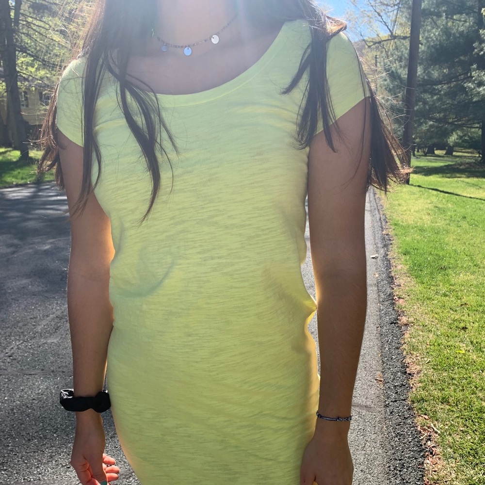 Bright Green Sun Dress